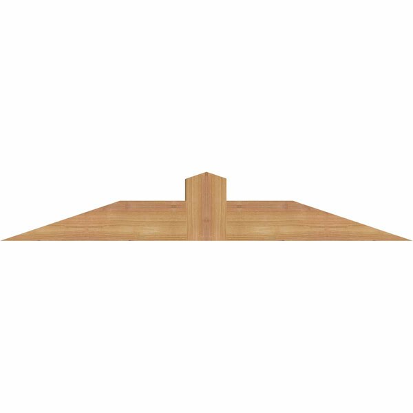 Ekena Millwork Portland Smooth Timber Gable Bracket, Western Red Cedar, 36"W x 6"H x 3 1/2"D x 3 1/2"F, 4/12 Pitch GBW036X06X0404POR00SWR - main